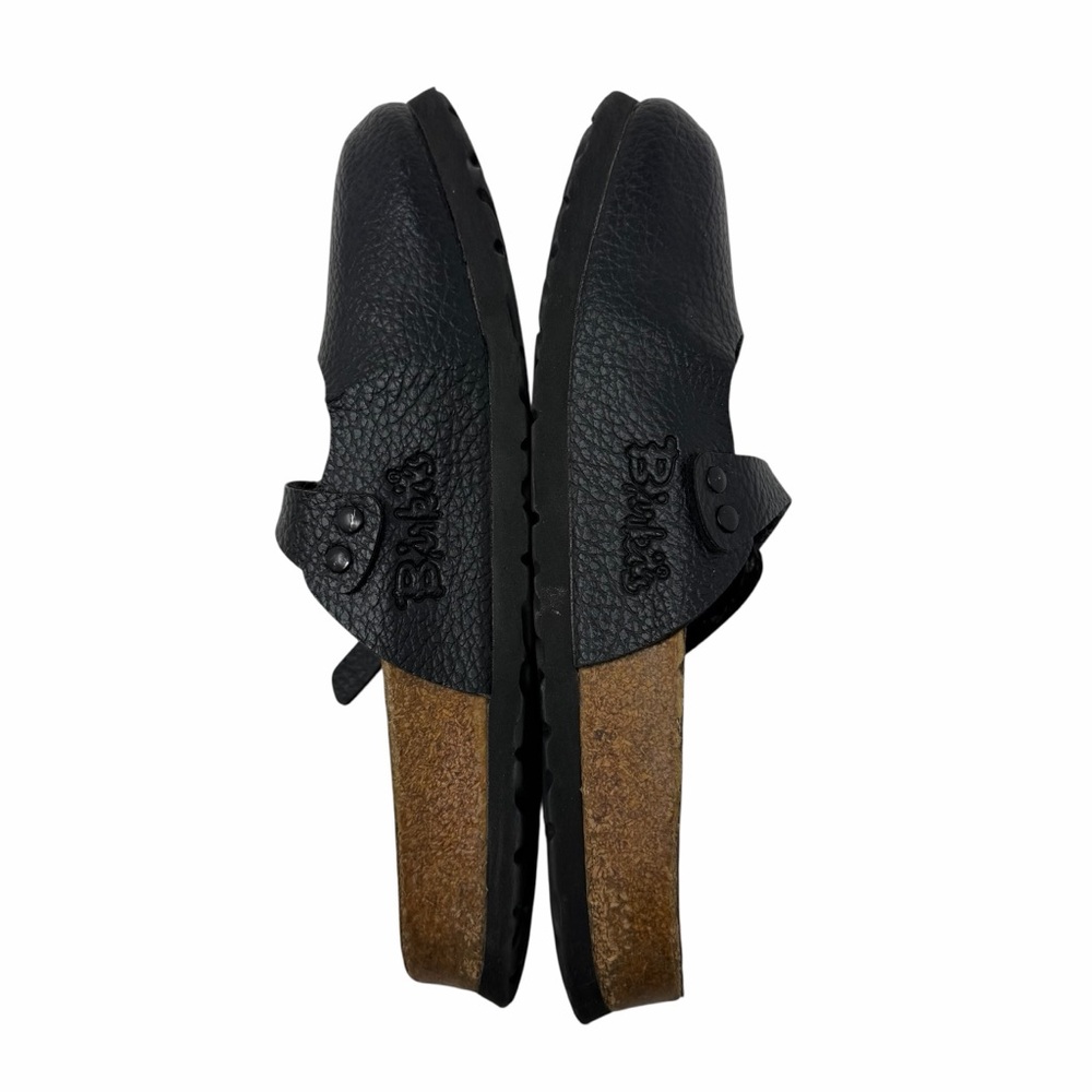 Birkenstock Birki's Maria Mary Jane Clogs Pebbled Leather Black Size 37 /6-6.5 - Picture 5 of 7